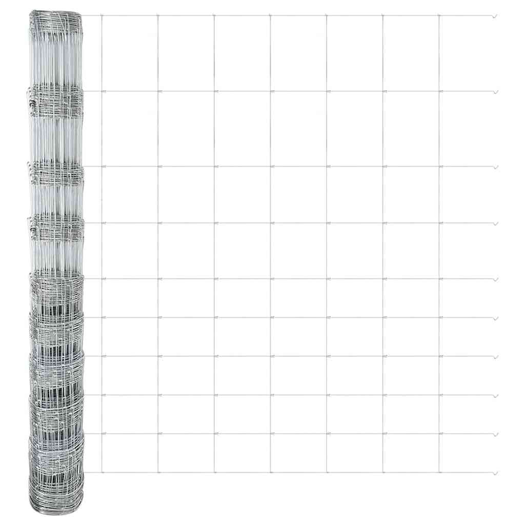 Ganyklų tvora Sidabro 25 x 1,2 m Galvanizuotas plienas