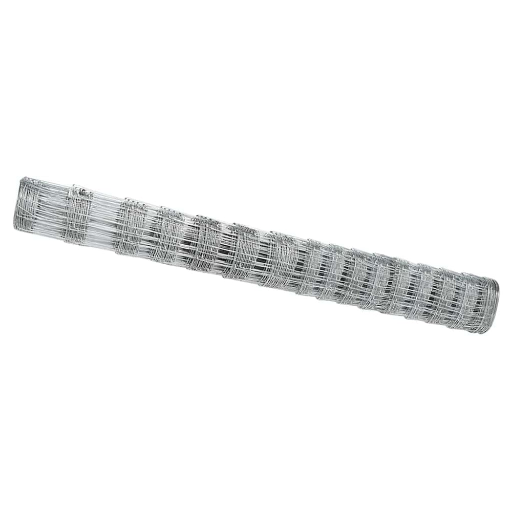 Pasture fence Silver 25 x 1.2 m Galvanised steel