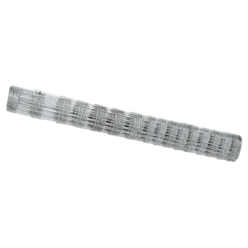 Pasture fence Silver 25 x 1.2 m Galvanised steel