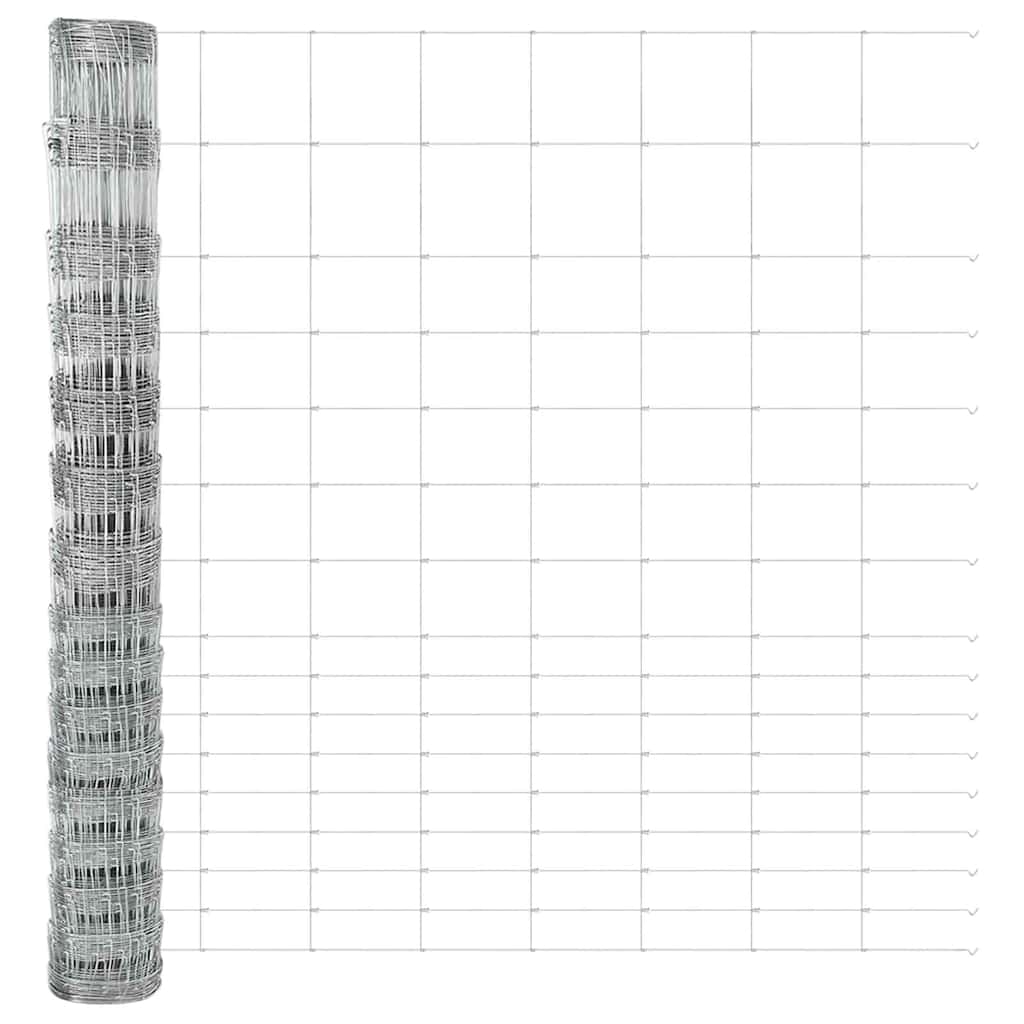Pasture fence Silver 25 x 1.2 m Galvanised steel