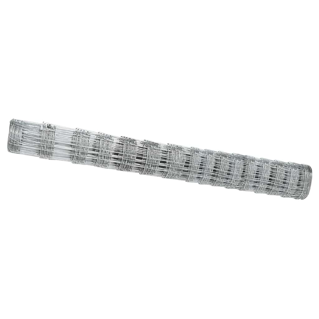 Ganyklų tvora Sidabro 25 x 1,2 m Galvanizuotas plienas