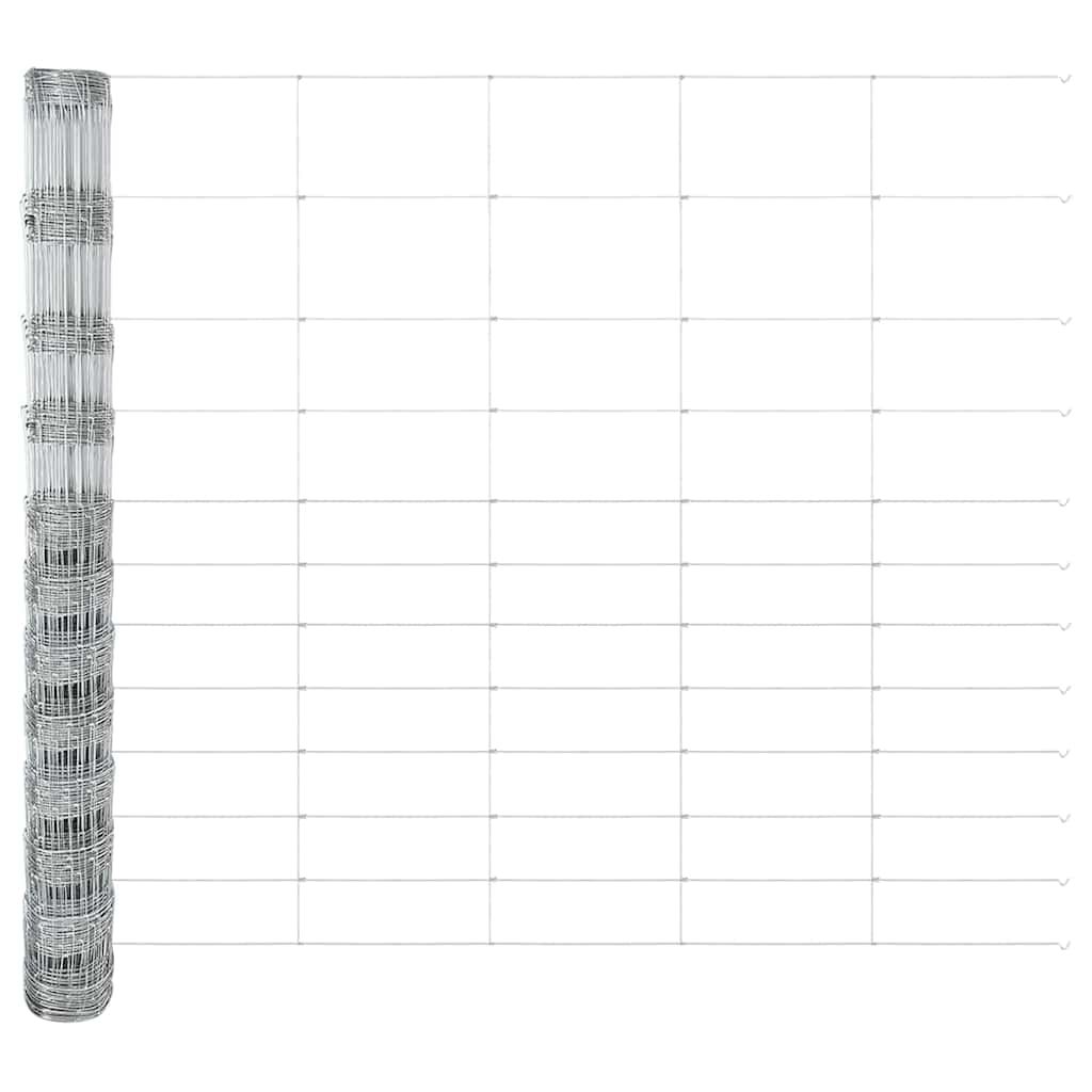 Ganyklų tvora Sidabro 25 x 1,4 m Galvanizuotas plienas
