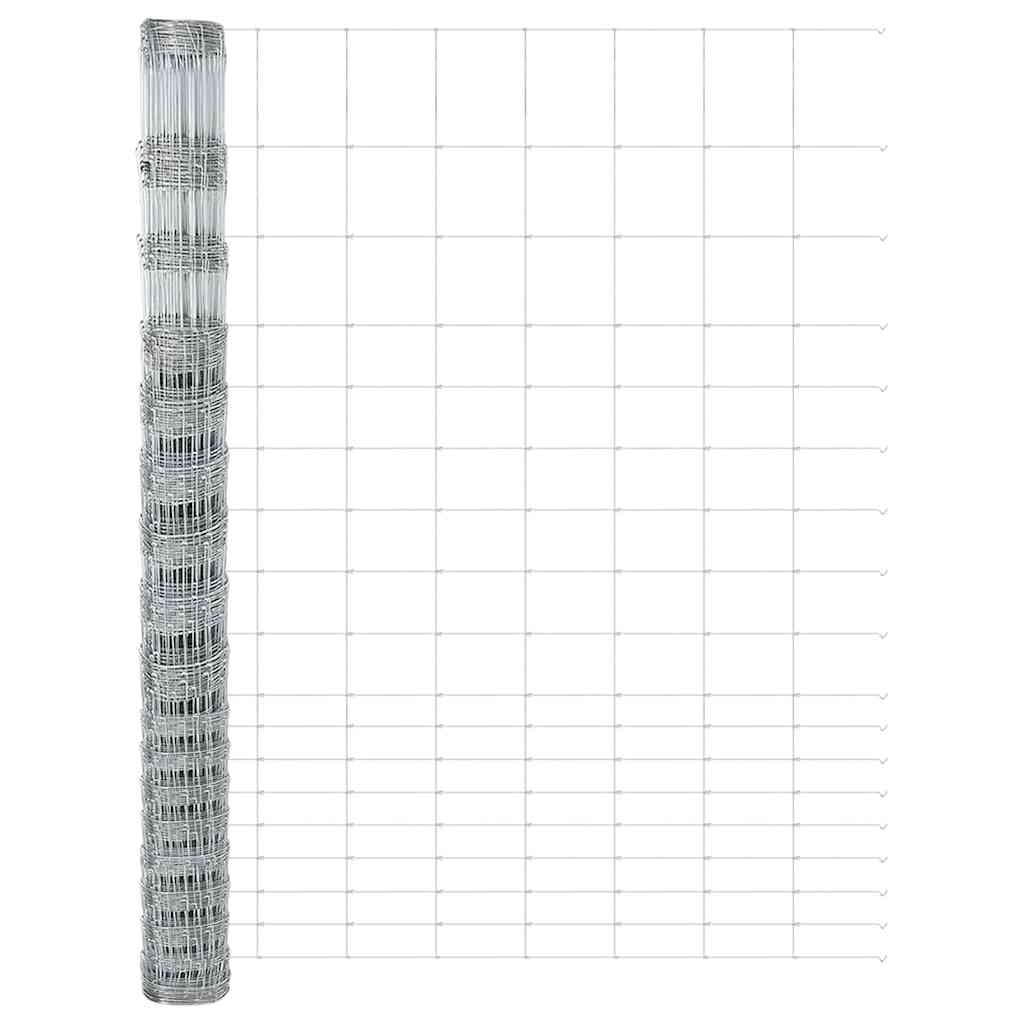 Ganyklų tvora Sidabro 25 x 1,5 m Galvanizuotas plienas