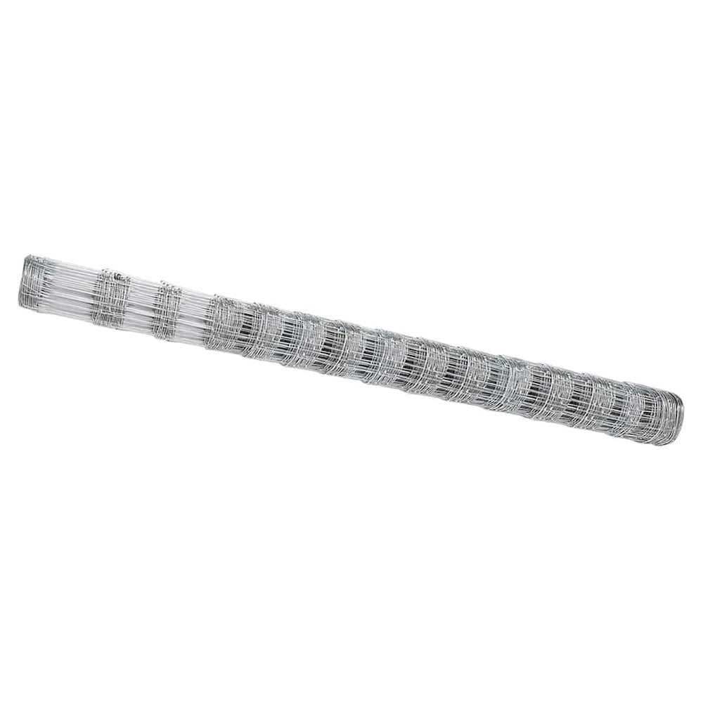 Pasture fence Silver 25 x 1.6 m Galvanized steel