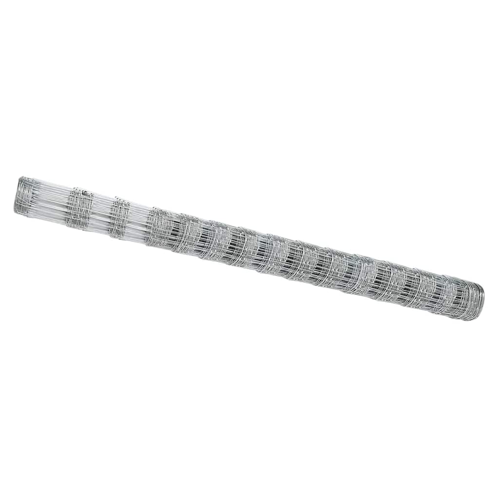 Pasture fence Silver 25 x 1.6 m Galvanized steel