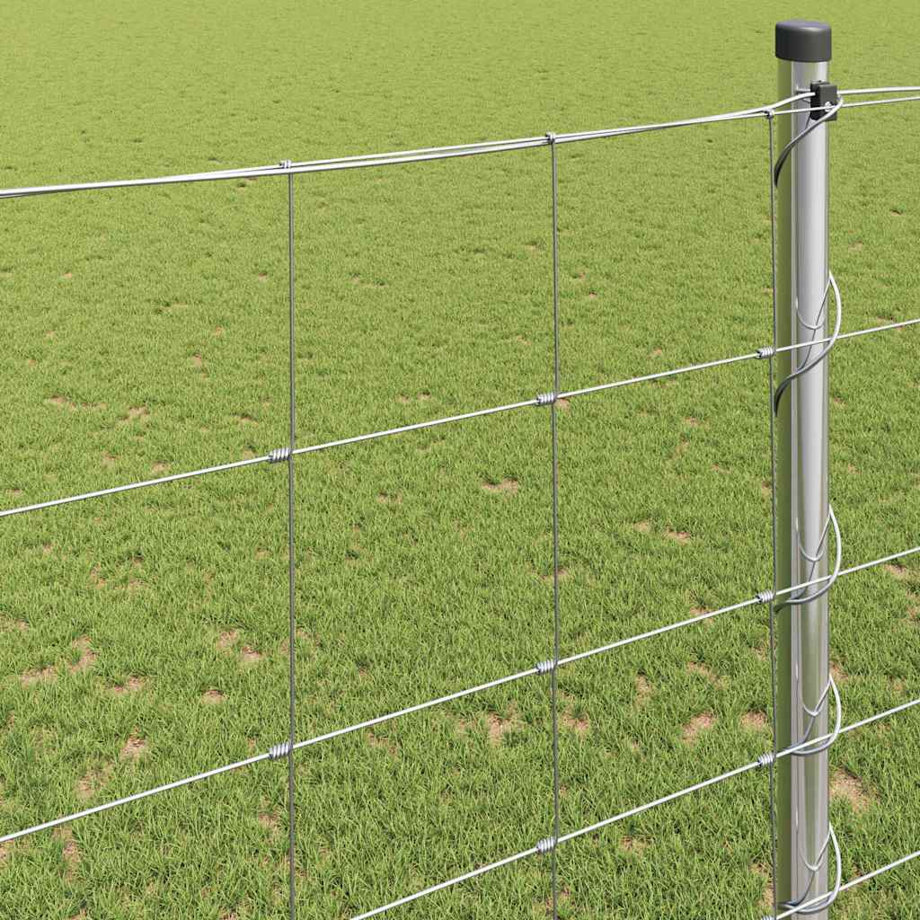 Ganību aploks Sudrabs 25 x 1,6 m Cinkots tērauds