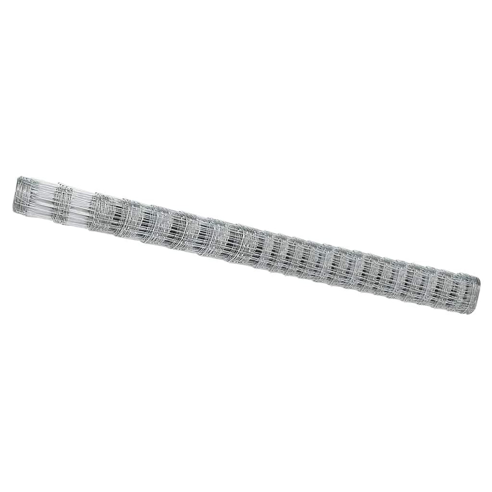 Pasture fence Silver 25 x 1.6 m Galvanized steel