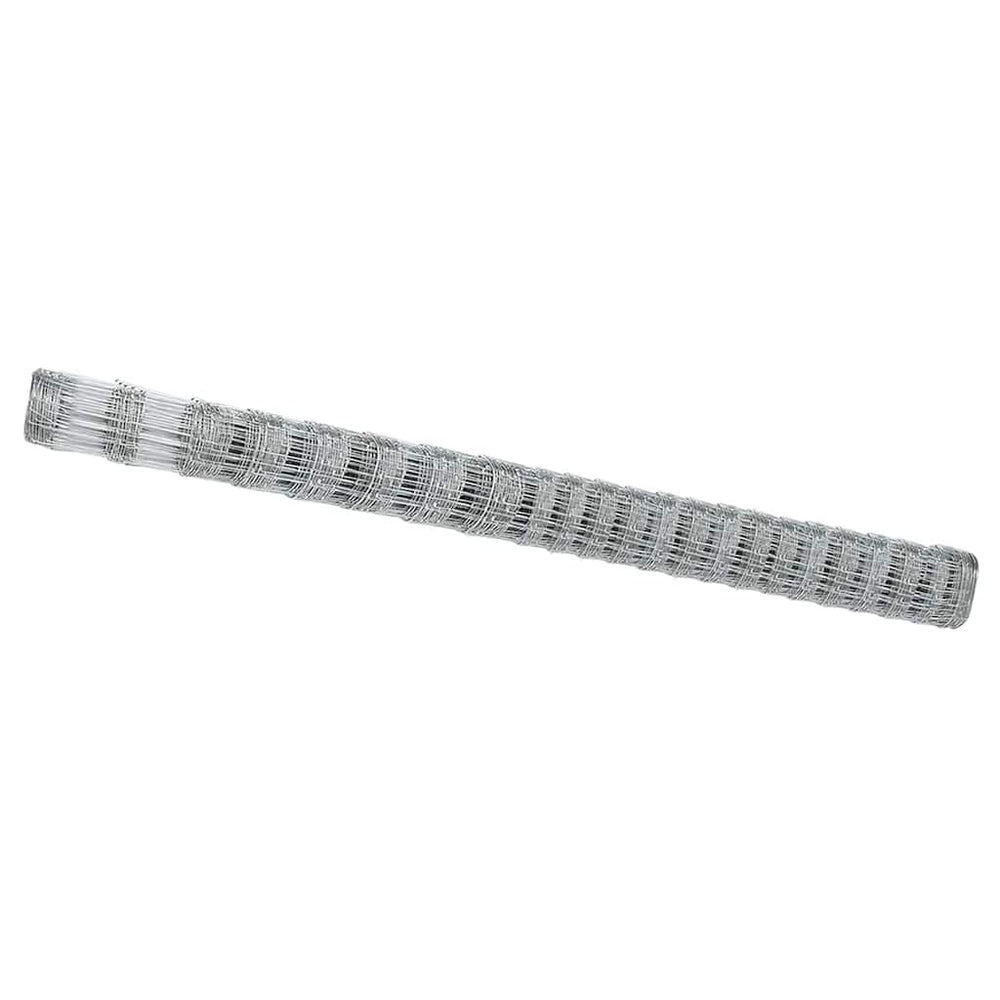 Pasture fence Silver 25 x 1.6 m Galvanized steel