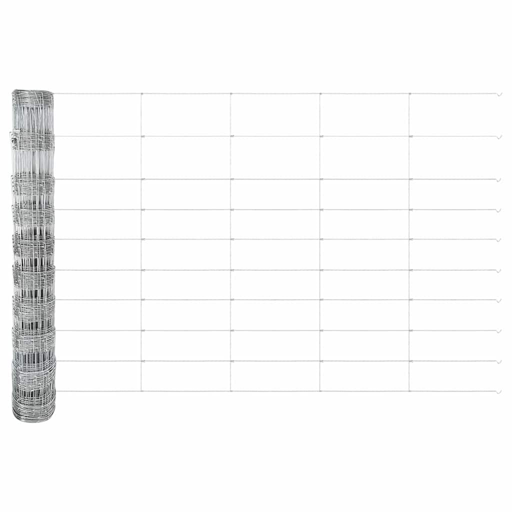 Ganyklų tvora Sidabro 50 x 1 m Galvanizuotas plienas