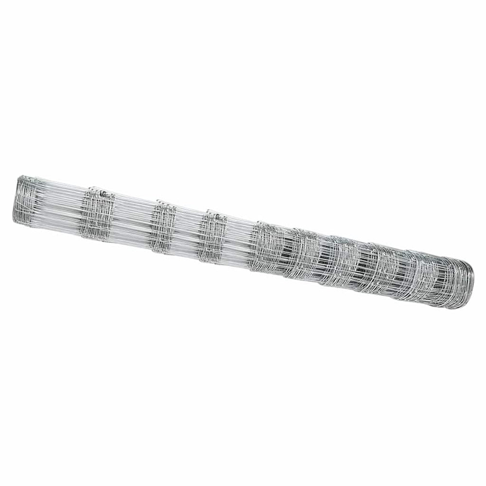 Pasture fence Silver 50 x 1.2 m Galvanized steel