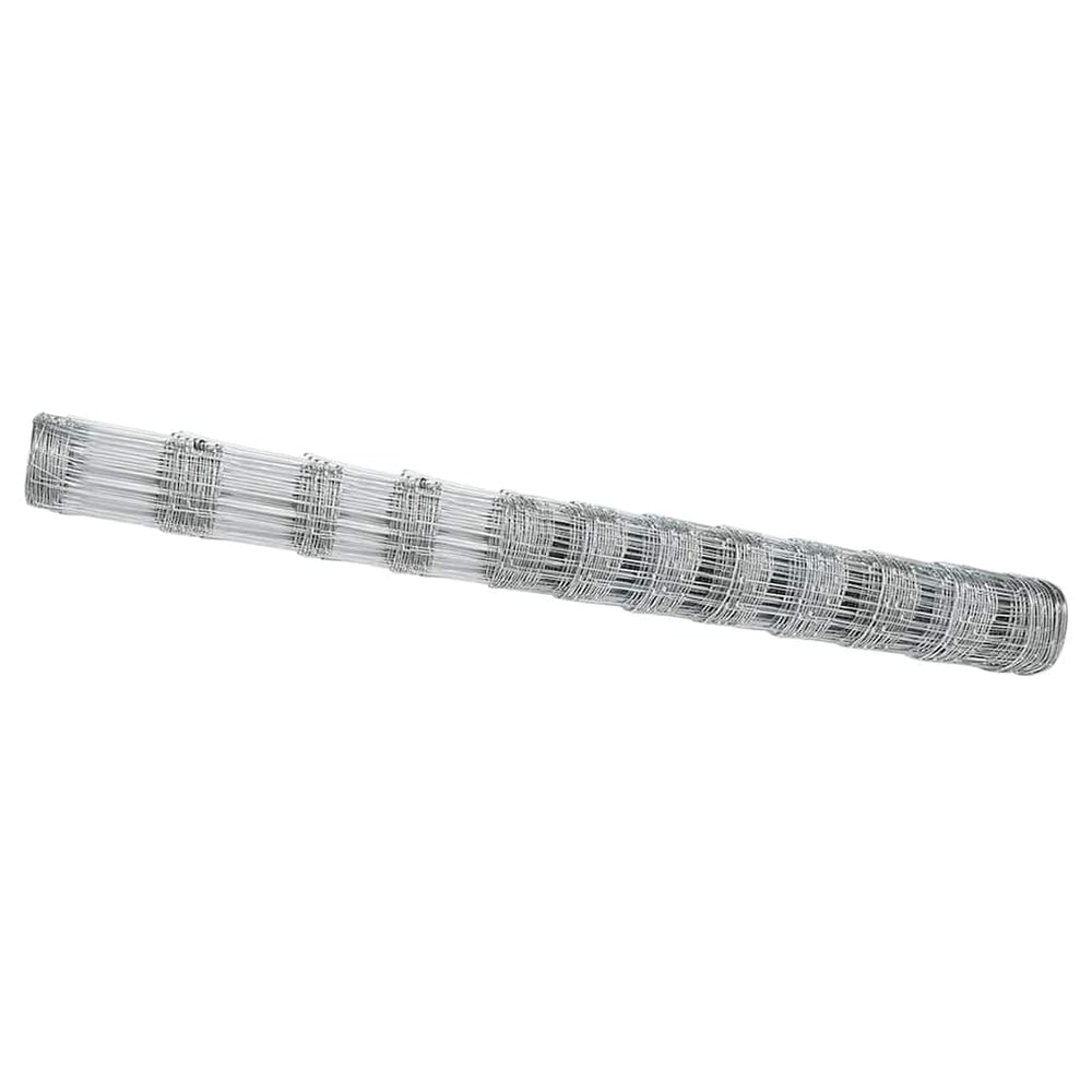 Pasture fence Silver 50 x 1.4 m Galvanized steel