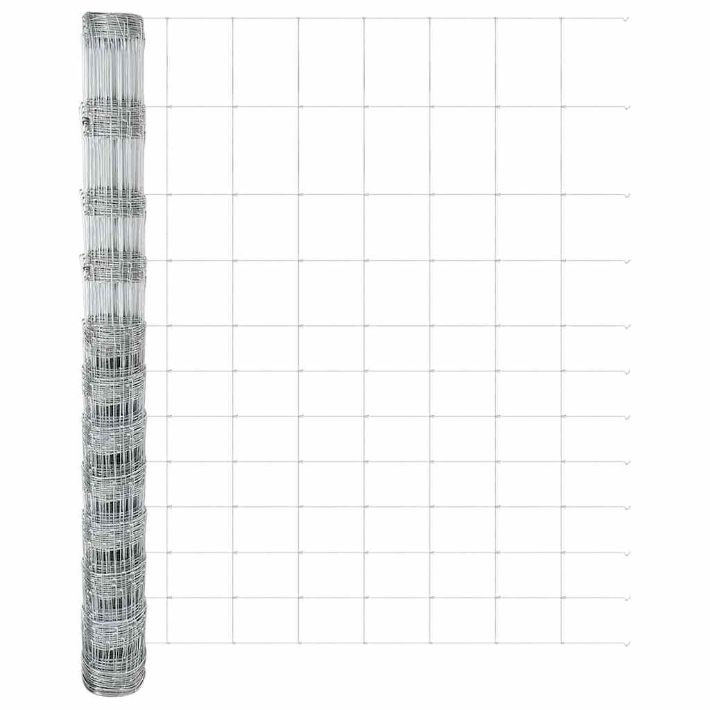 Ganyklų tvora Sidabro 50 x 1,4 m Galvanizuotas plienas