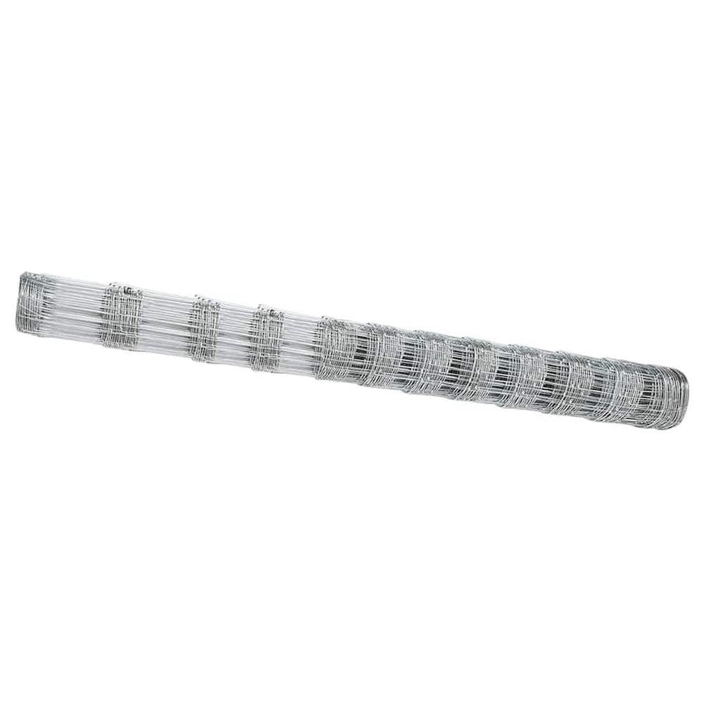 Pasture fence Silver 50 x 1.4 m Galvanized steel