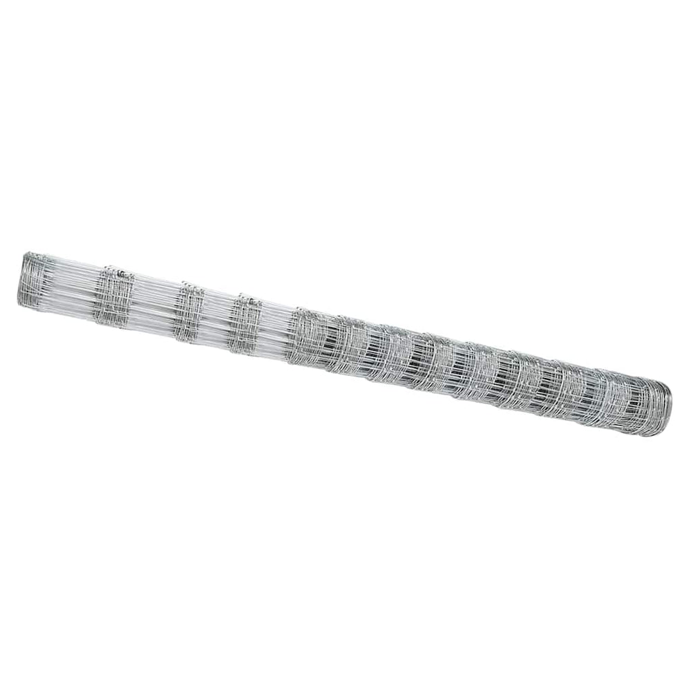 Pasture fence Silver 50 x 1.4 m Galvanized steel