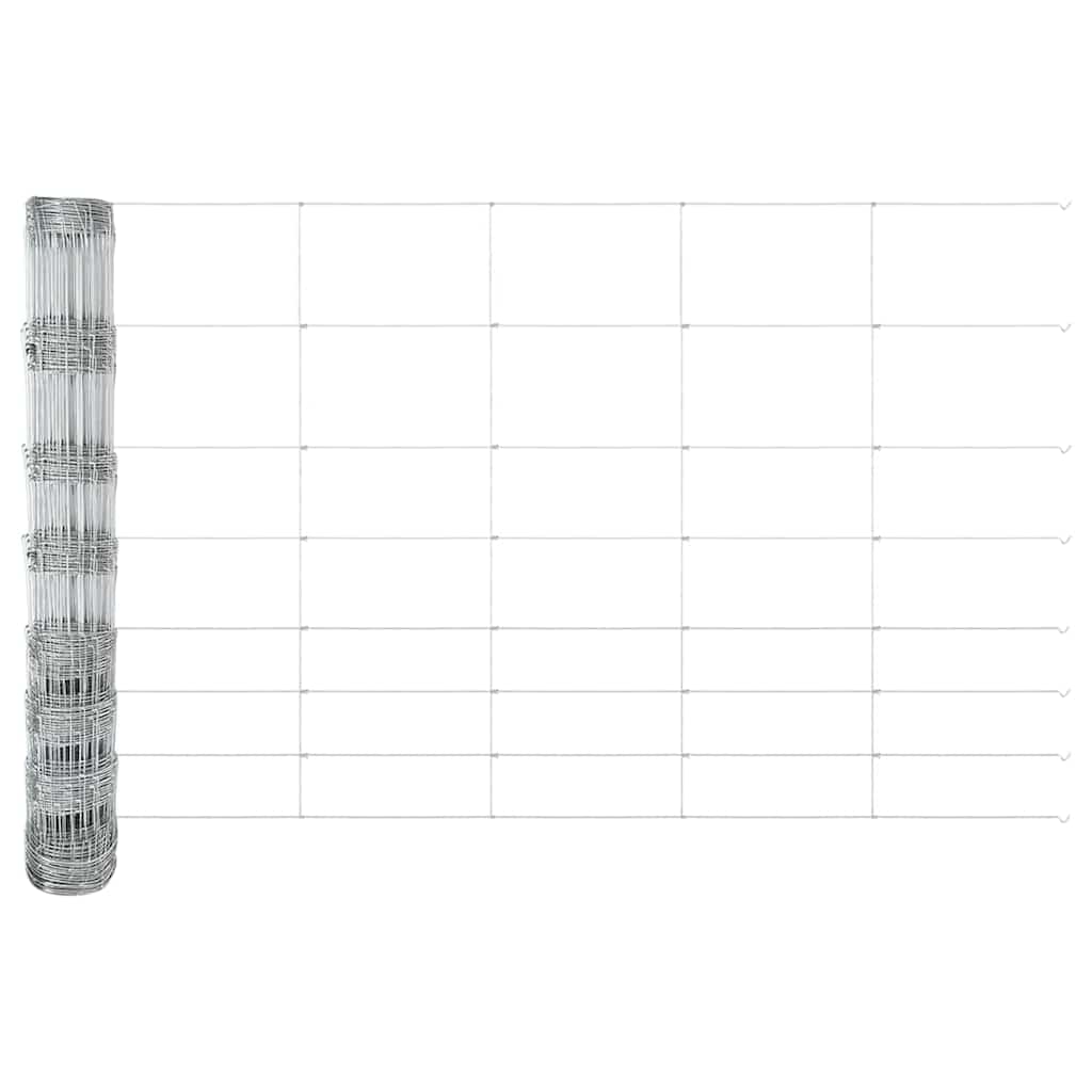 Ganyklų tvora Sidabro 100 x 1 m Galvanizuotas plienas