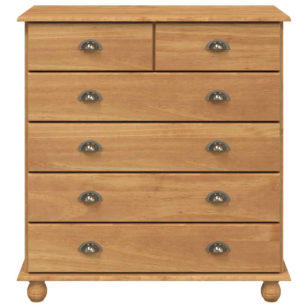 Komoda ASKIM Ruda 91 x 40 x 95,5 cm Kietos pušies mediena