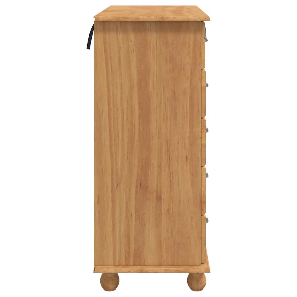 Komoda ASKIM Ruda 91 x 40 x 95,5 cm Kietos pušies mediena