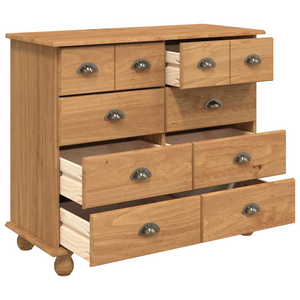 Komoda ASKIM Ruda 91 x 40 x 79 cm Kietos pušies mediena