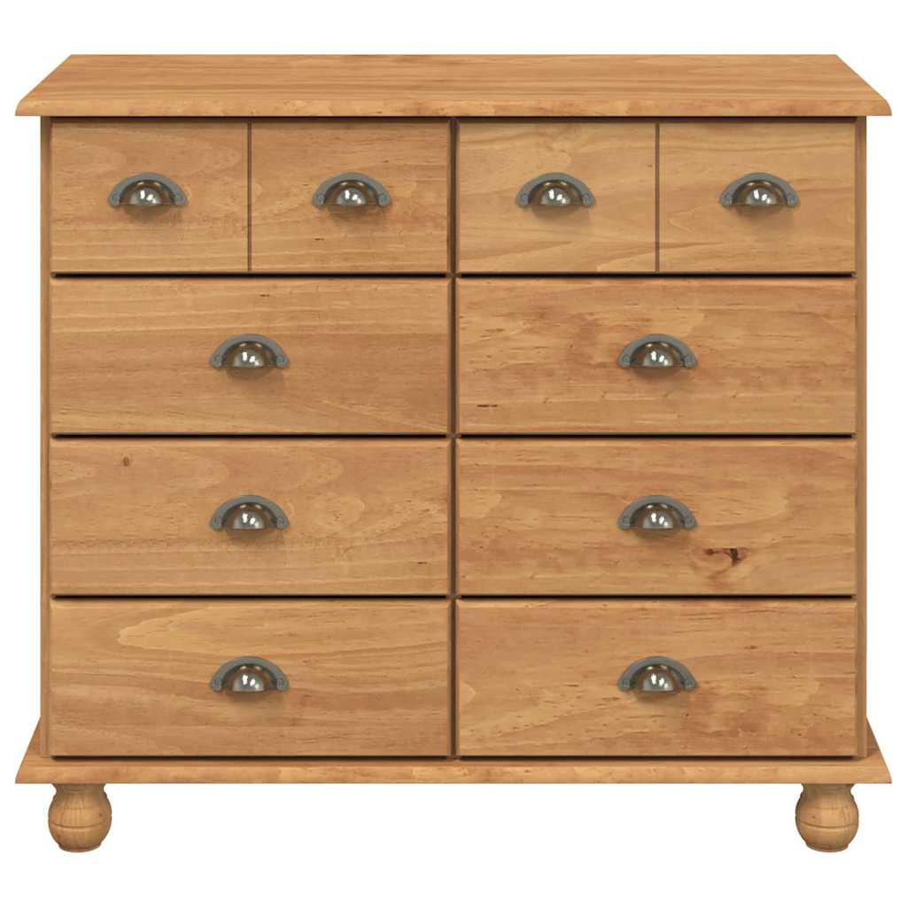 Komoda ASKIM Ruda 91 x 40 x 79 cm Kietos pušies mediena