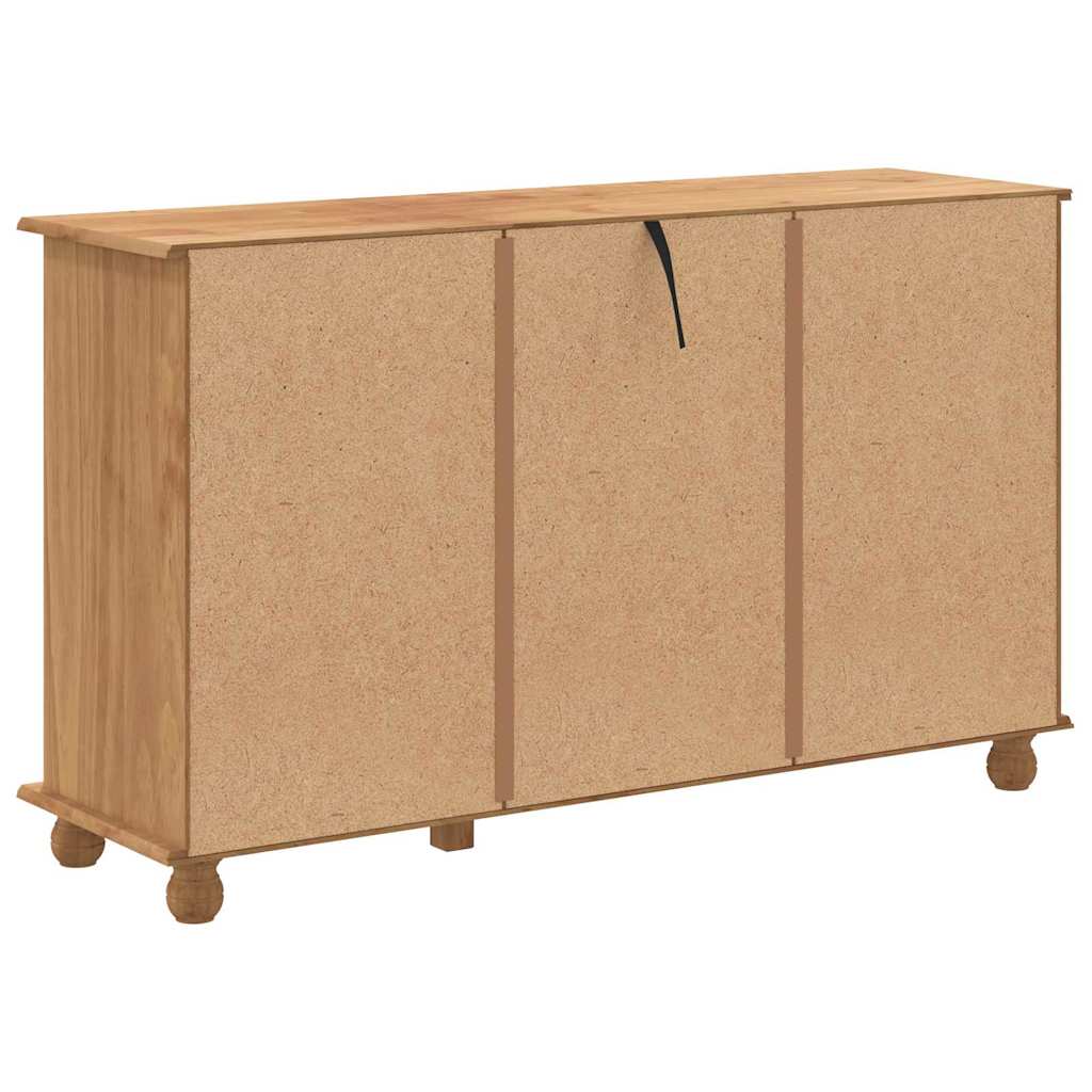 Komoda ASKIM Ruda 79 x 40 x 133,5 cm Kietos pušies mediena