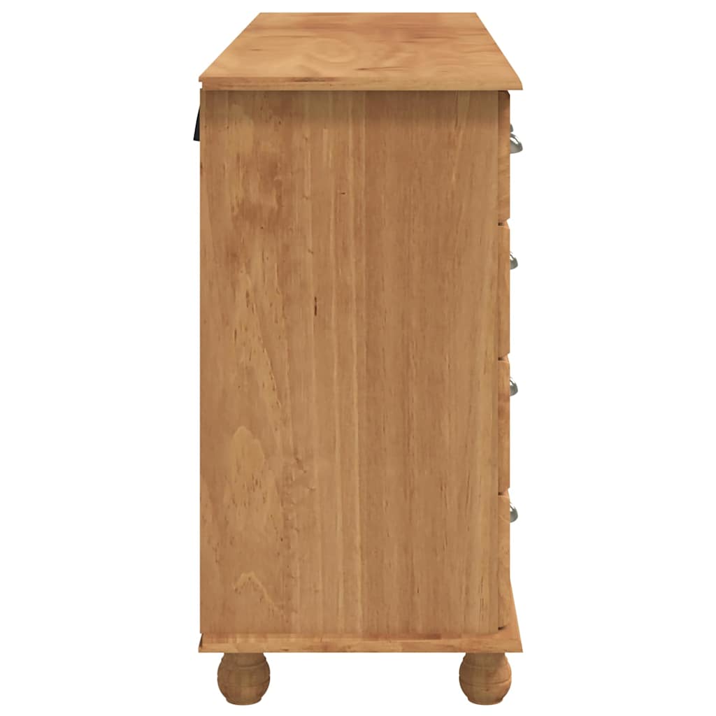 Komoda ASKIM Ruda 79 x 40 x 133,5 cm Kietos pušies mediena