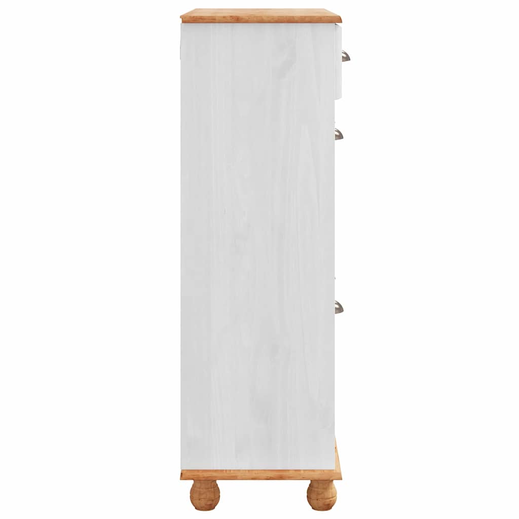 Batu skrynia ASKIM Balta 85 x 35 x 108 cm Kietos pušies mediena