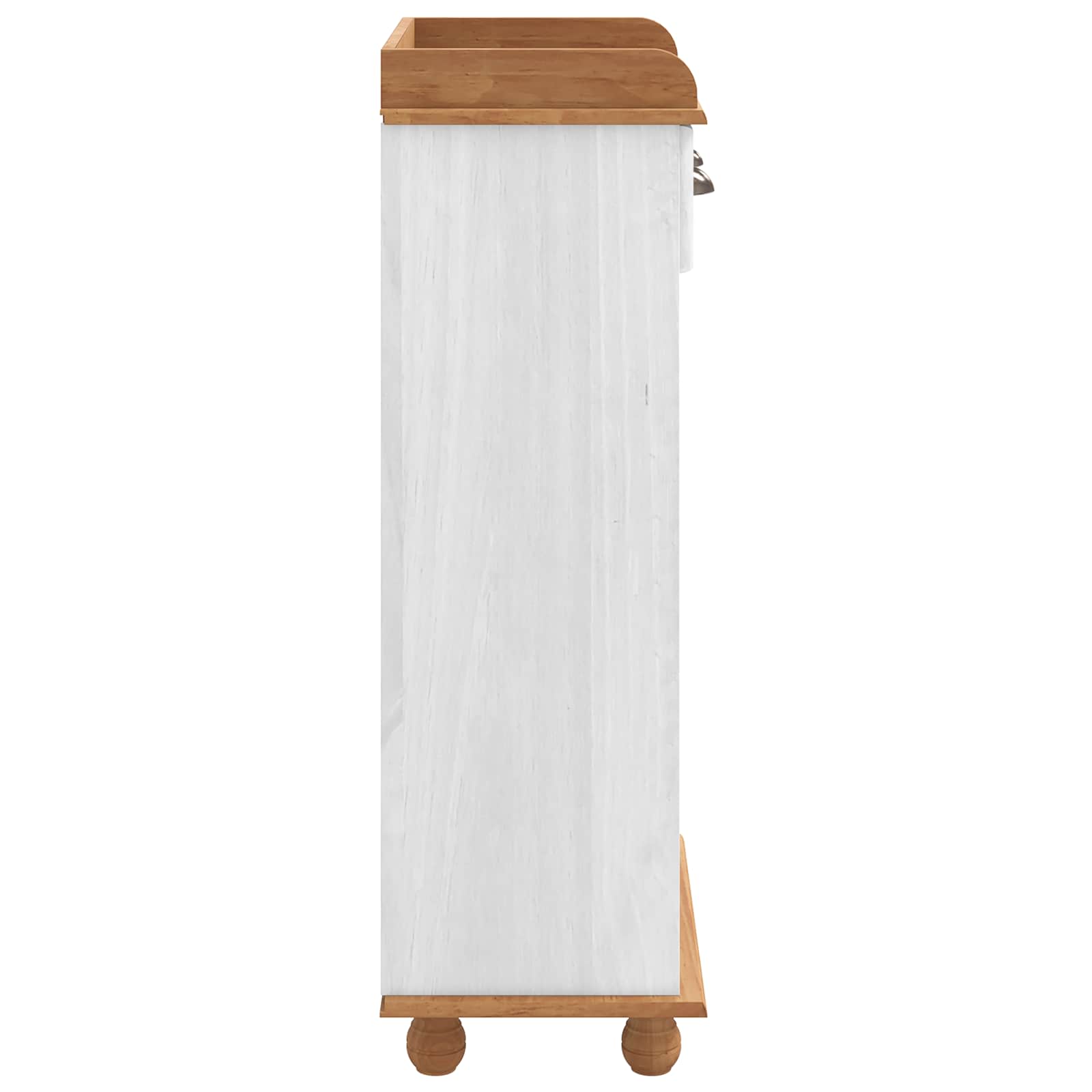 Vyno spinta ASKIM Balta su Medaus Viršumi 57 x 37 x 114 cm