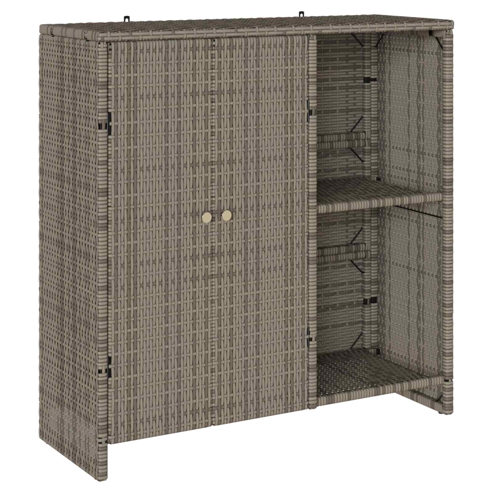Oppbevaringsskap su saugykla Pilka 100 x 36 x 102 cm Ratanas