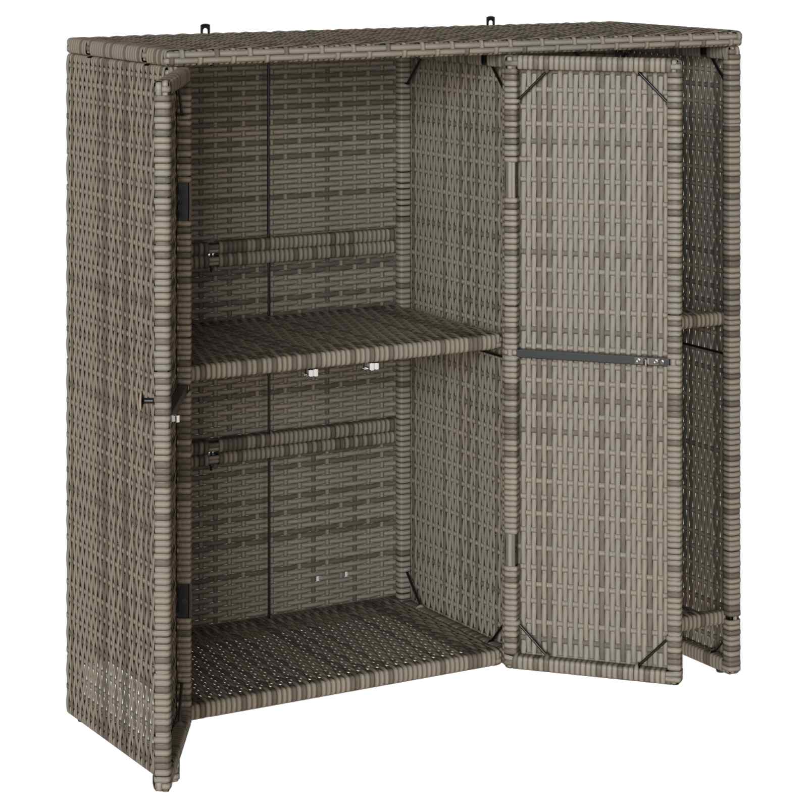 Oppbevaringsskap su saugykla Pilka 100 x 36 x 102 cm Ratanas