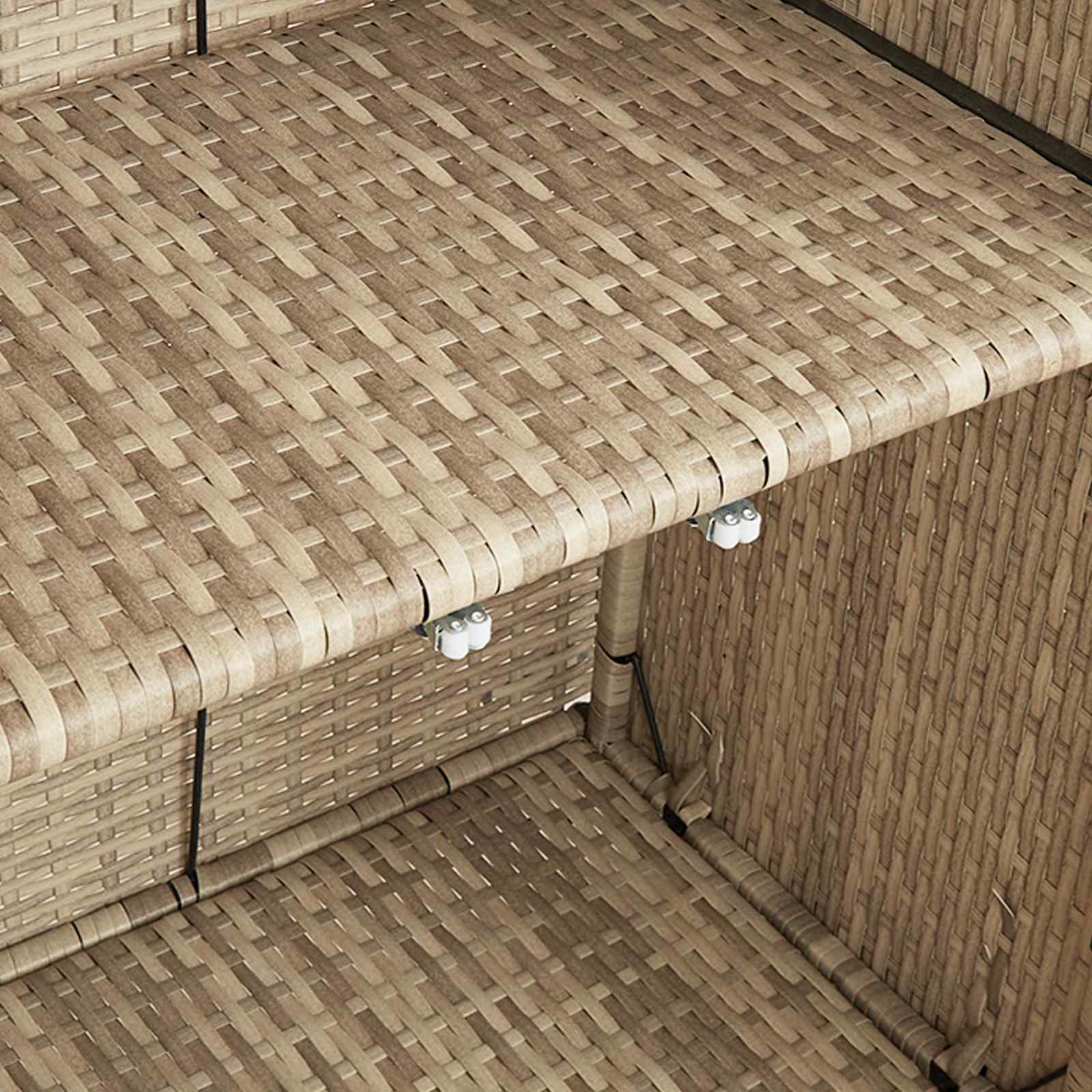 Uzglabāšanas skapis ar glabātuvi Smėlio 100 x 36 x 102 cm Rotangs