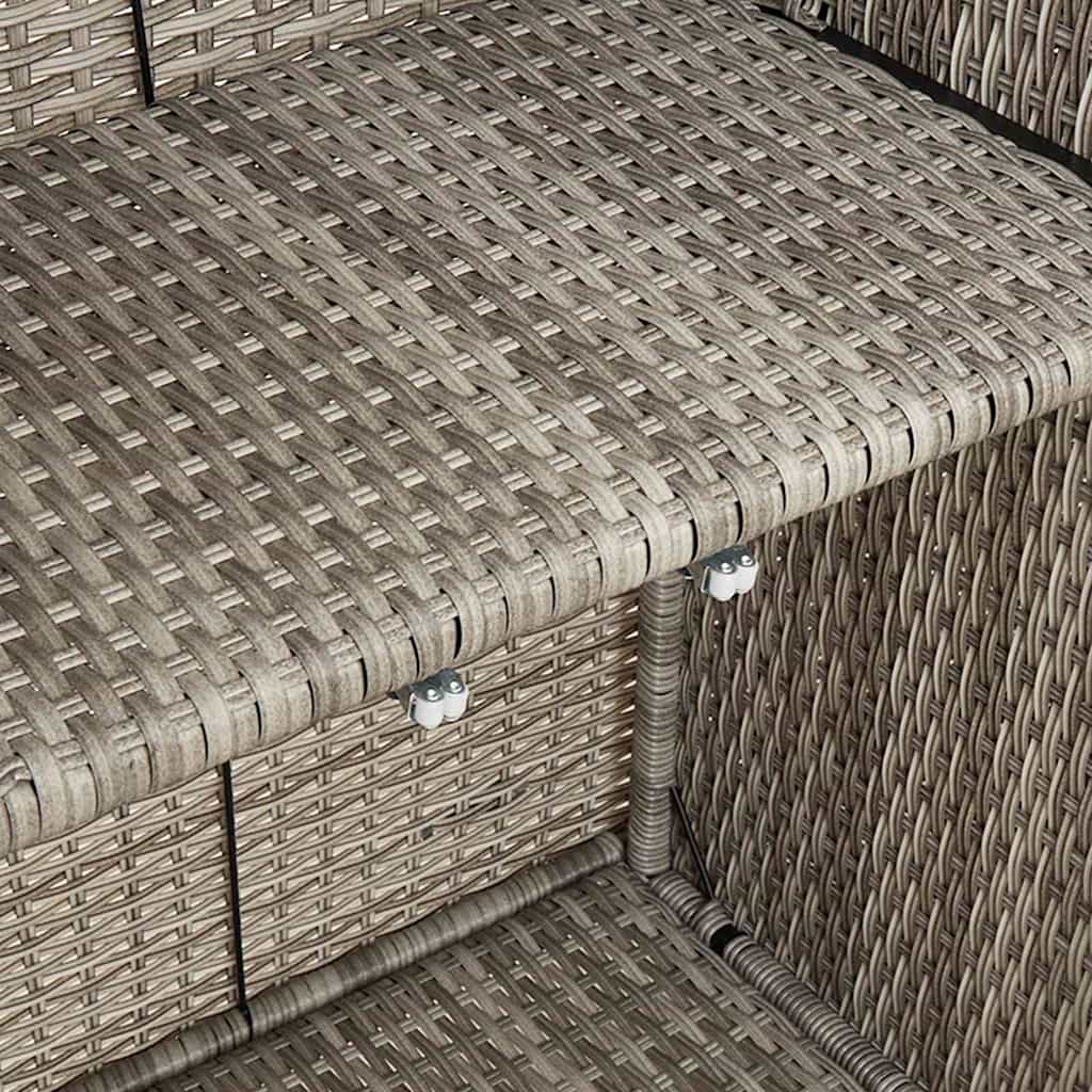 Glabāšanas skapis Gaiši pelēks 100 x 36 x 102 cm Rotangpalma