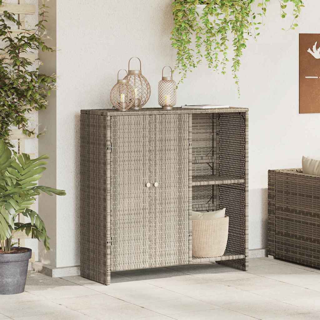 Glabāšanas skapis Gaiši pelēks 100 x 36 x 102 cm Rotangpalma