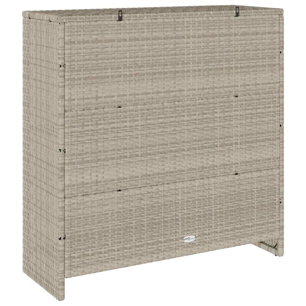Glabāšanas skapis Gaiši pelēks 100 x 36 x 102 cm Rotangpalma