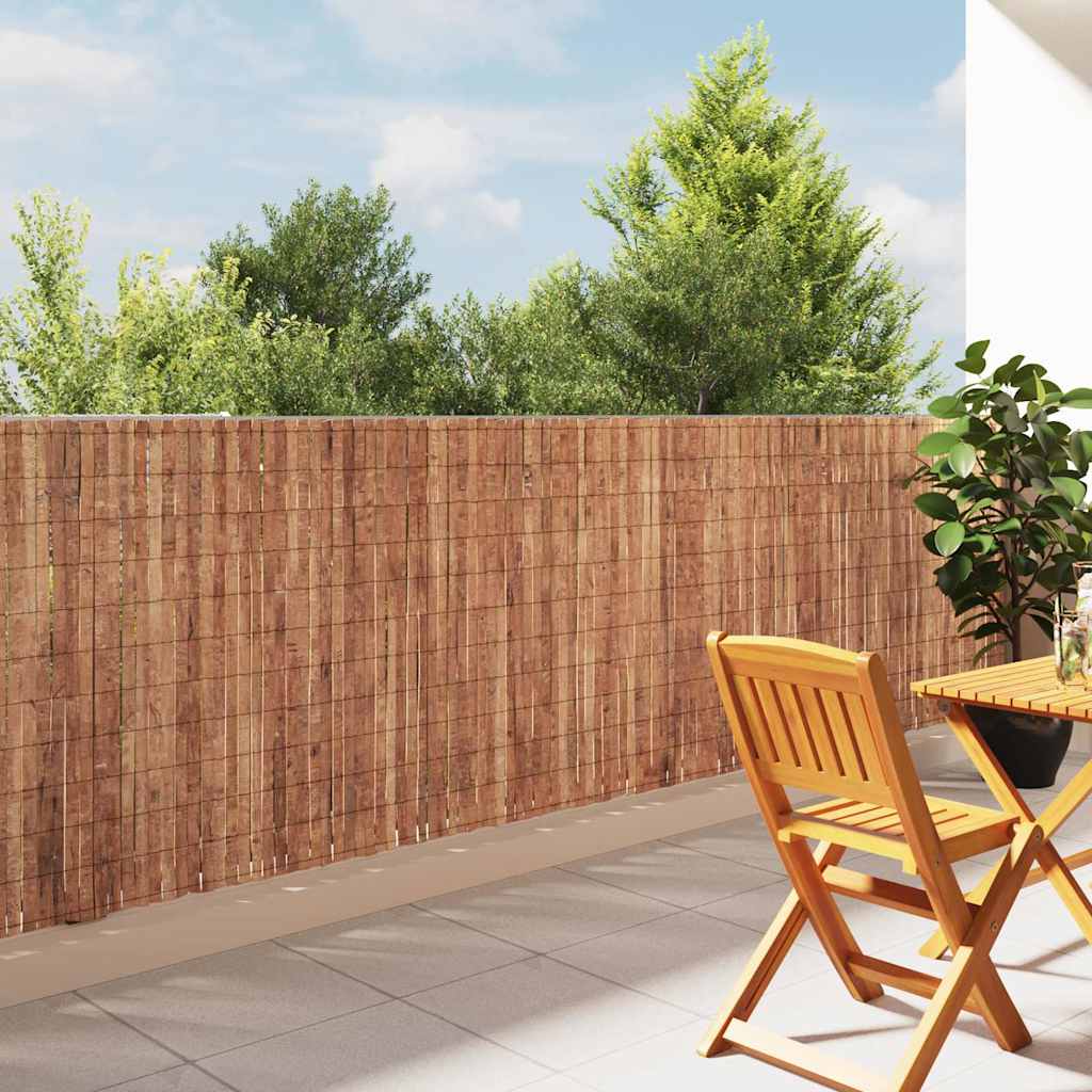 Bark Fence Brown 400 x 125 cm Bark