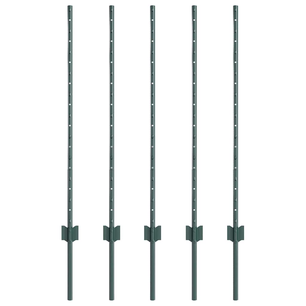 Žogu stabs 5 gab. Zaļš 140 cm Tērauds