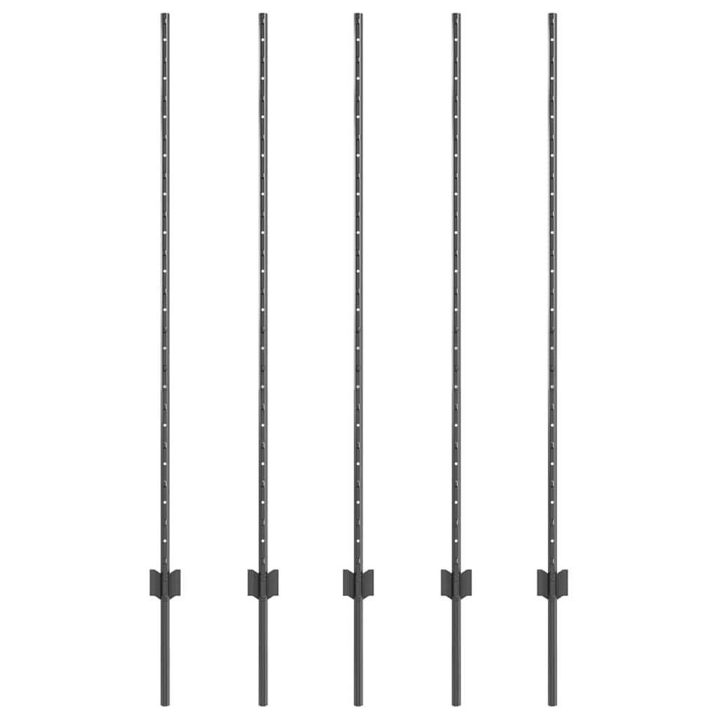 Žogu stabs 5 gab. Pelēks 140 cm Tērauds