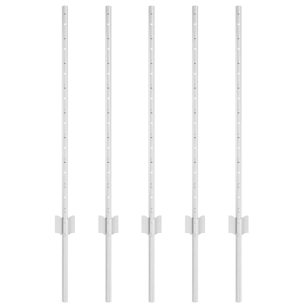 Žogu stabs 5 gab. Sudrabs 80 cm Tērauds