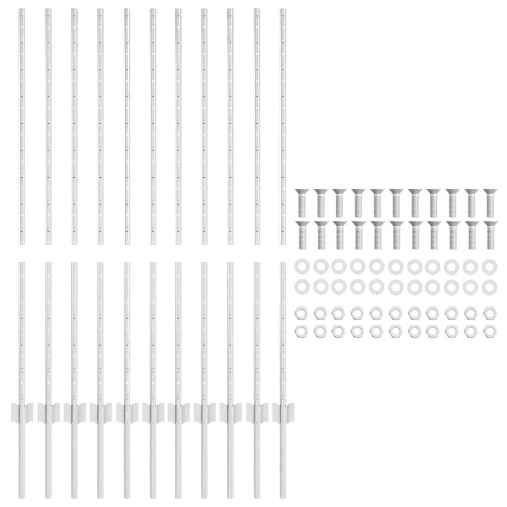 Žoga stabs 11 gab. Sudraba 120 cm Tērauds