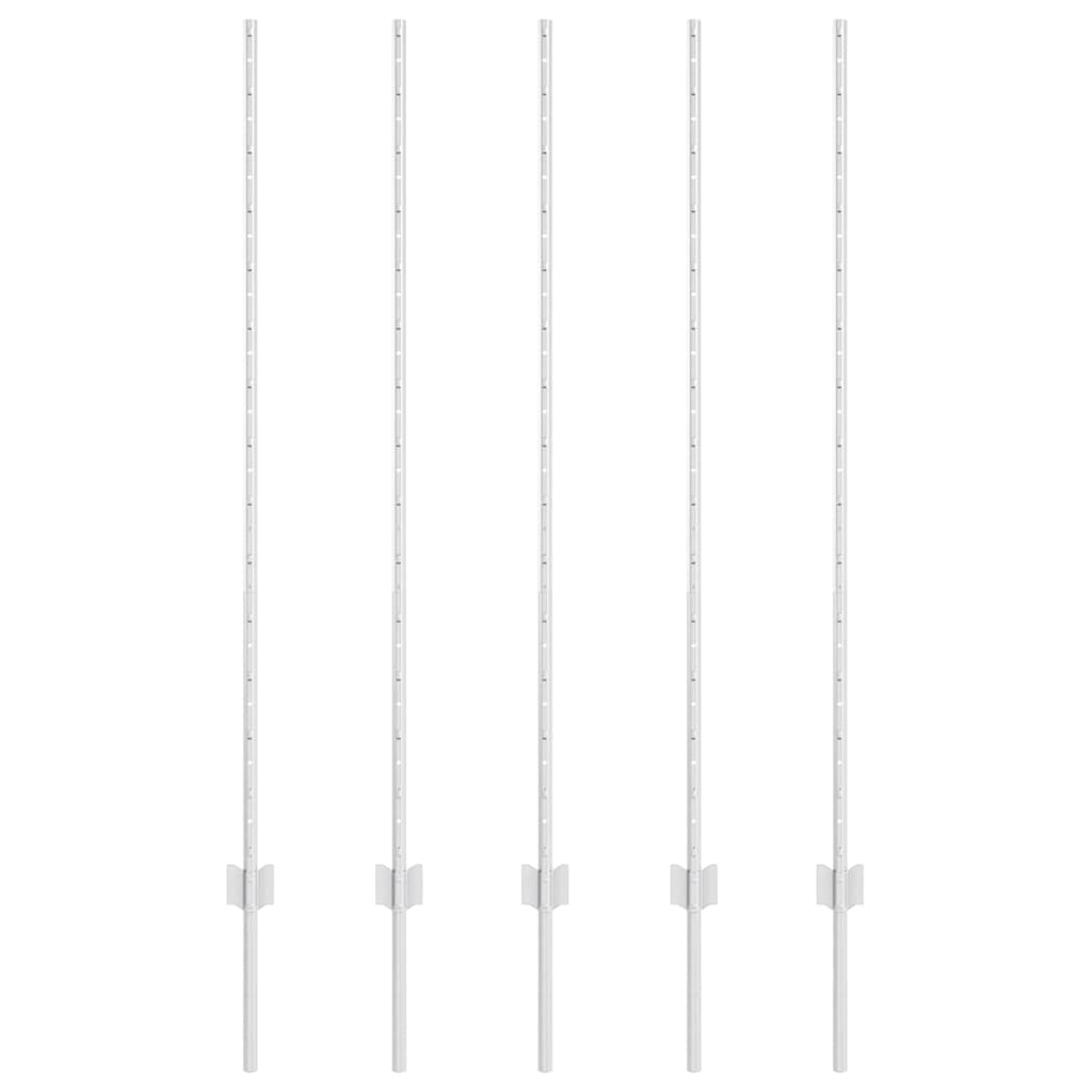 Žogu stabs 5 gab. Sudrabs 140 cm Tērauds