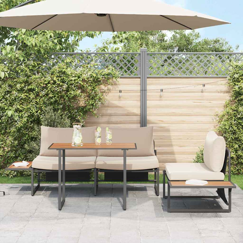 Sodo stalas Ruda 100 x 55 x 70 cm Plienas ir DPC