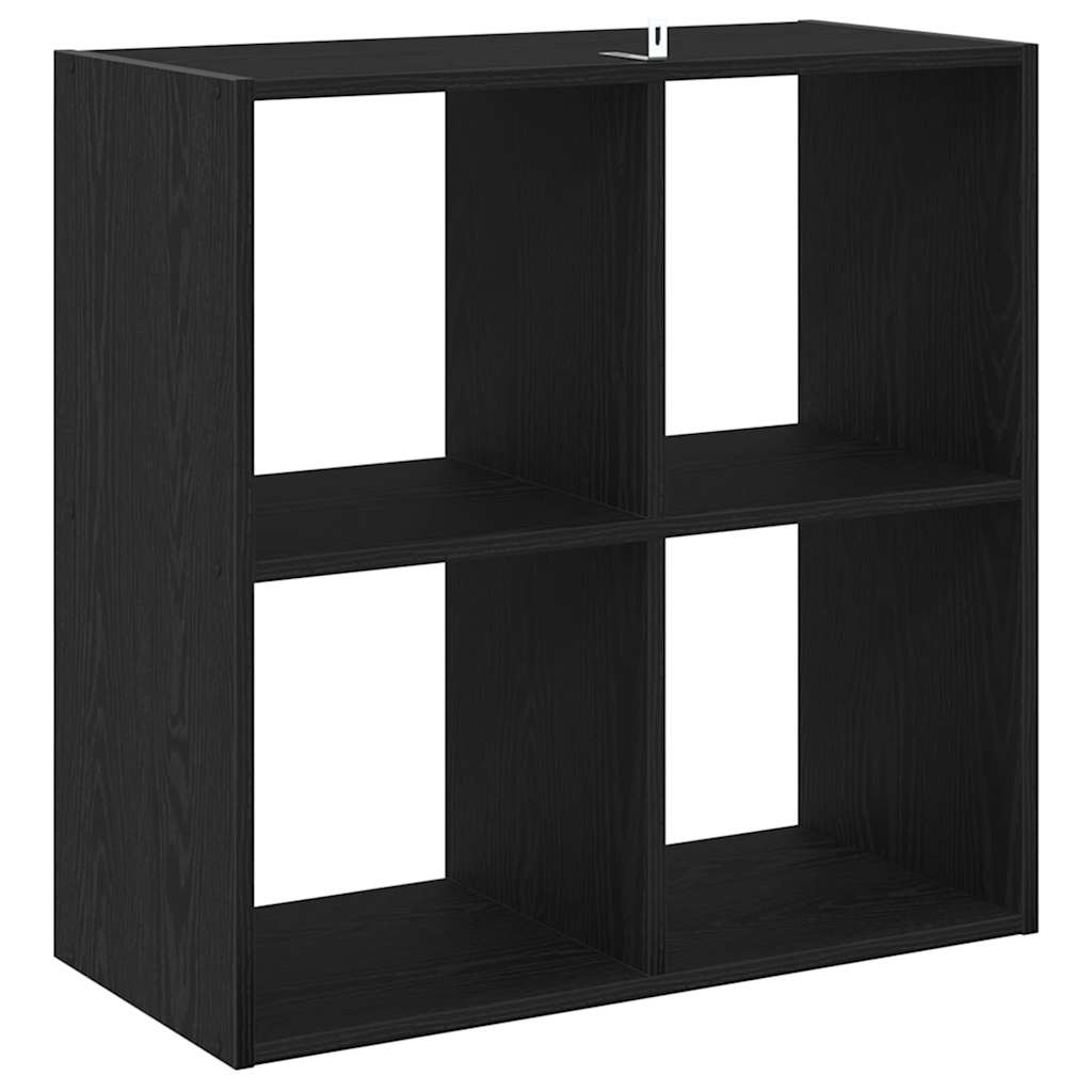 Knygų lentyna juoda ąžuolo 68.5 x 32 x 68.5 cm Apdirbta mediena