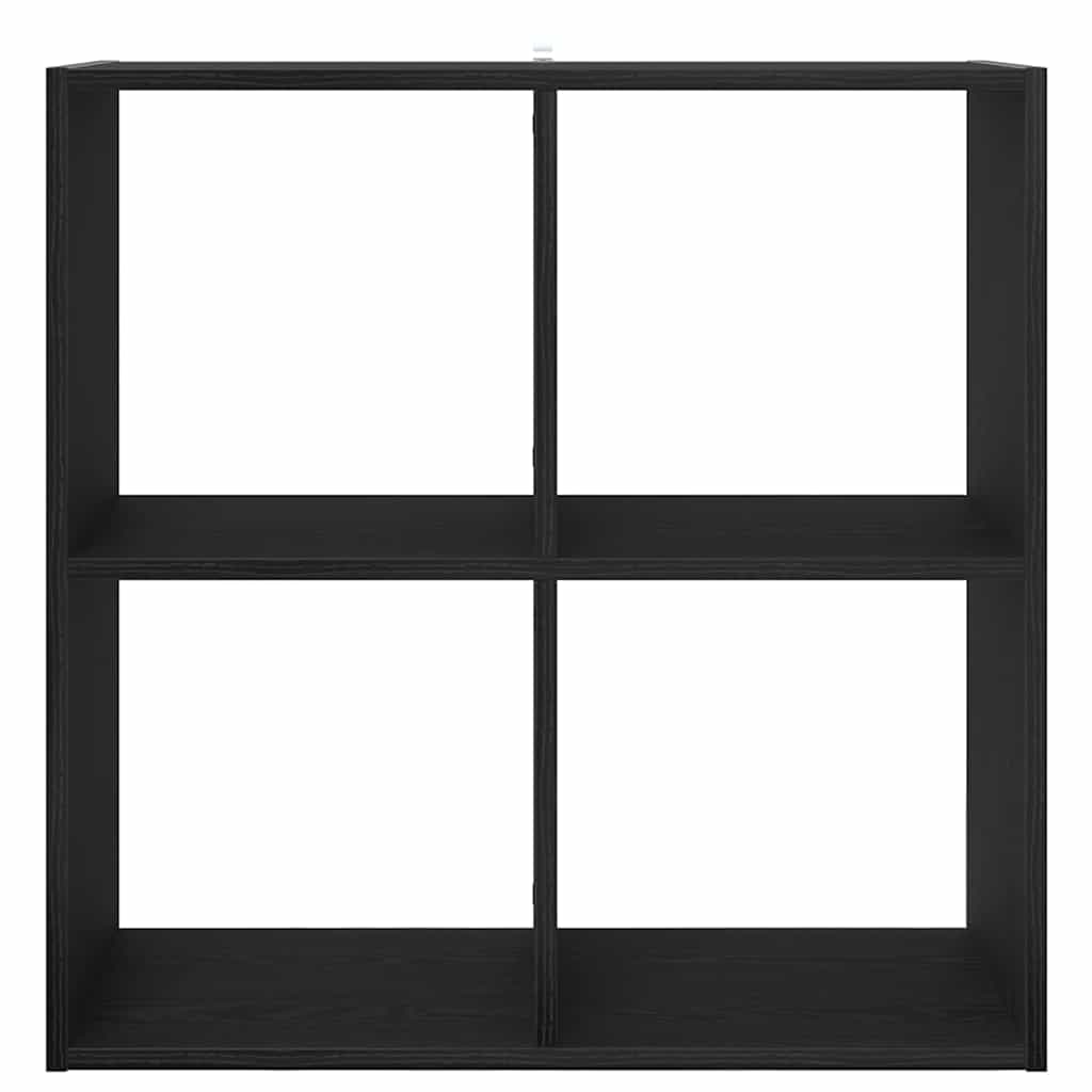 Knygų lentyna juoda ąžuolo 68.5 x 32 x 68.5 cm Apdirbta mediena