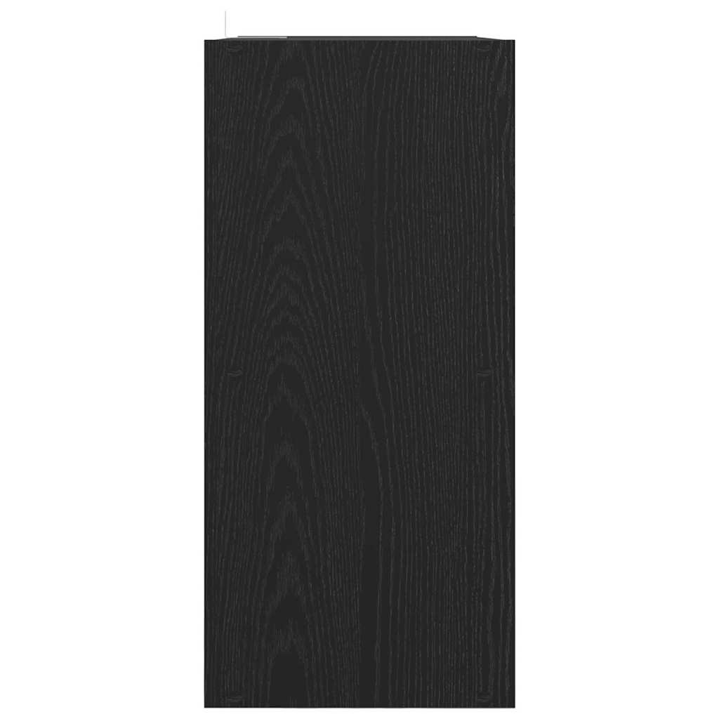 Knygų lentyna juoda ąžuolo 68.5 x 32 x 68.5 cm Apdirbta mediena