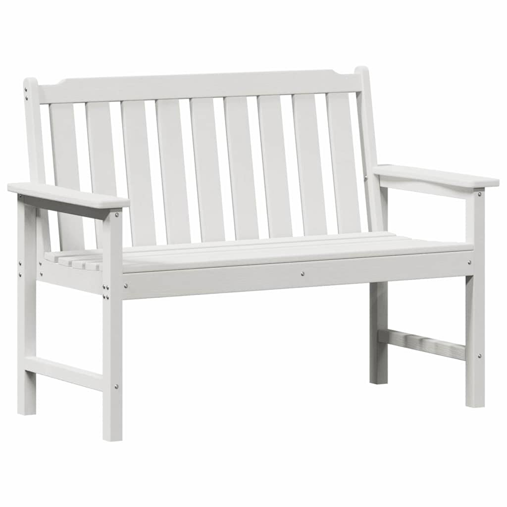 Sodo suolas su pagalve Balta 120 x 59 x 88cm HDPE