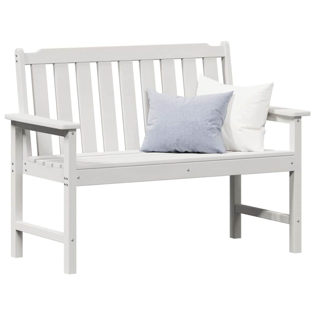 Sodo suolas su pagalve Balta 120 x 59 x 88cm HDPE