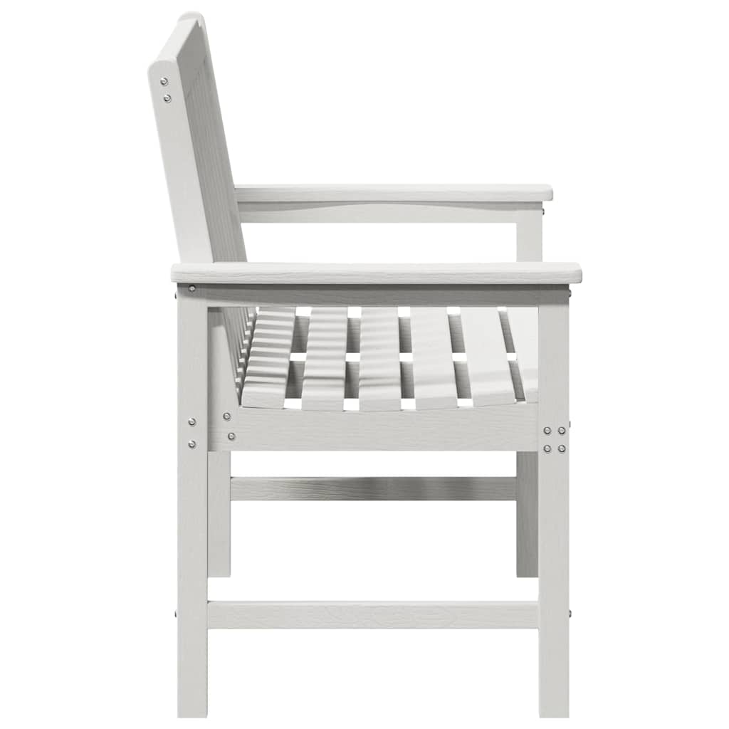 Sodo suolas su pagalve Balta 120 x 59 x 88cm HDPE
