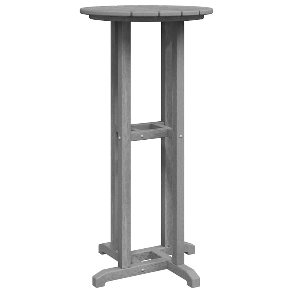 Bar table Light gray 55 x 55 x 107 cm Polyethylene