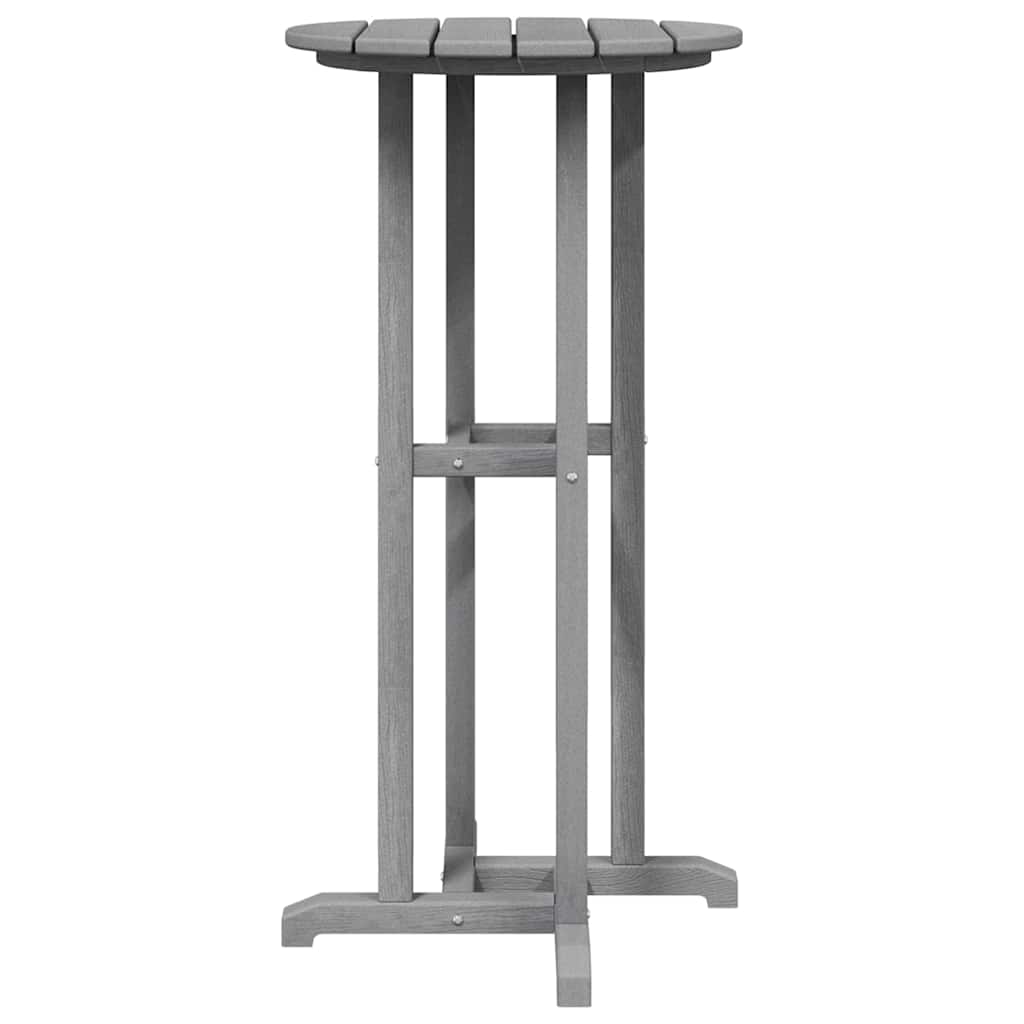 Bar table Light gray 55 x 55 x 107 cm Polyethylene