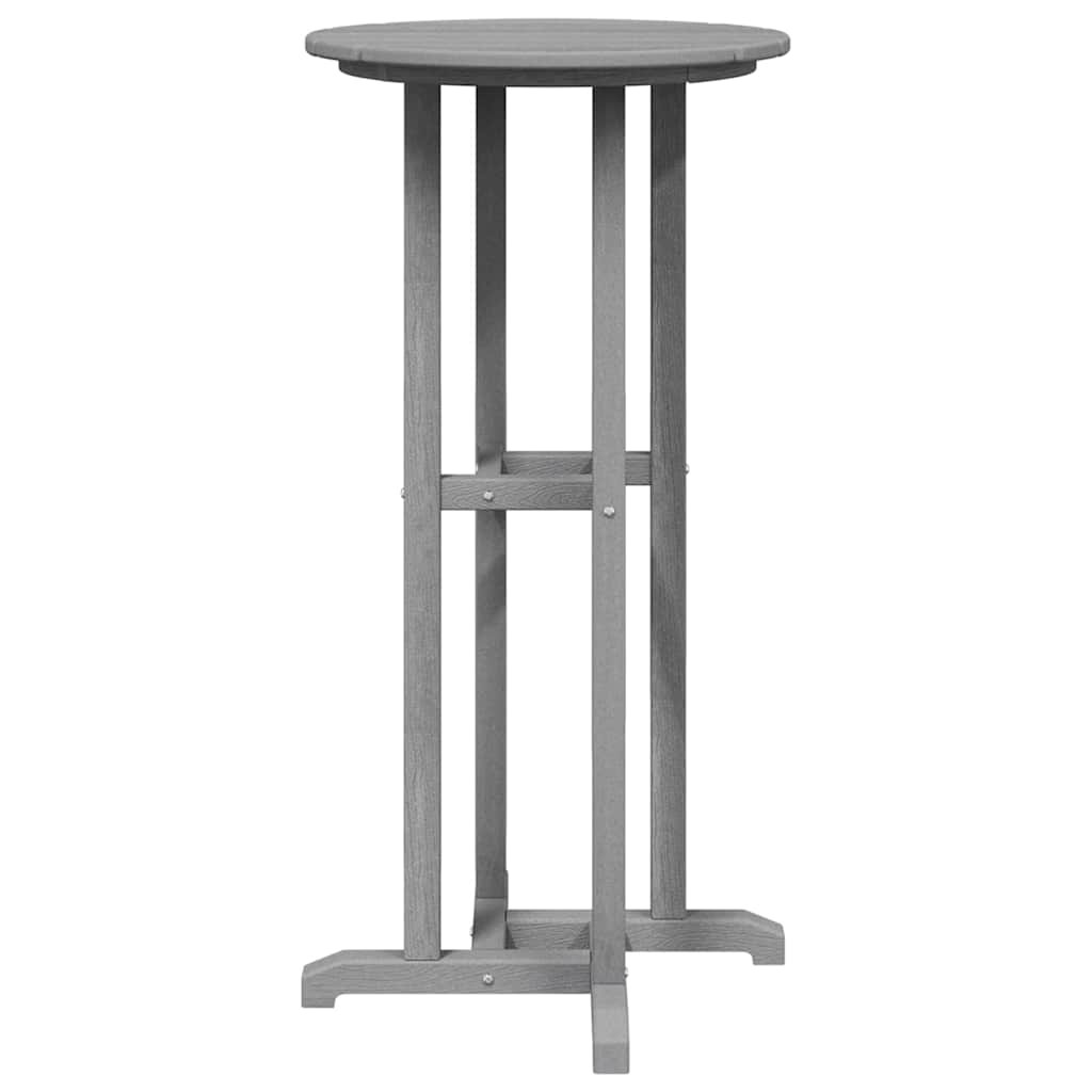 Bar table Light gray 55 x 55 x 107 cm Polyethylene