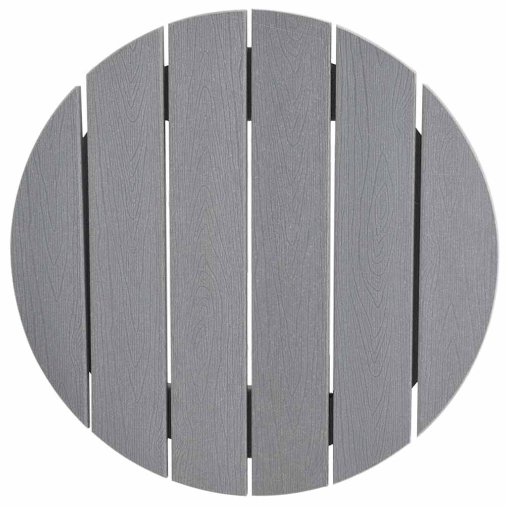 Bar table Light gray 55 x 55 x 107 cm Polyethylene